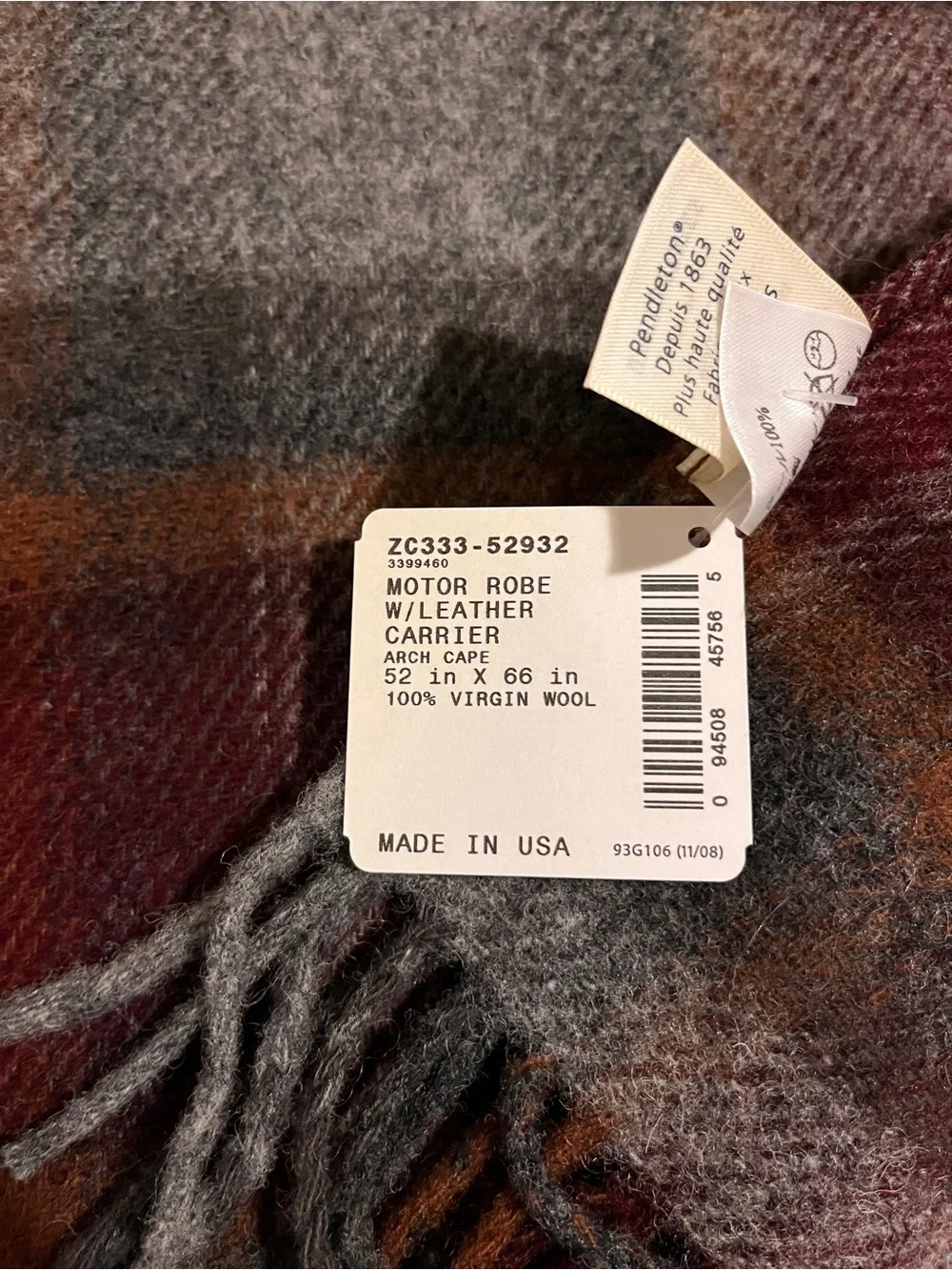 Pendleton soft wool